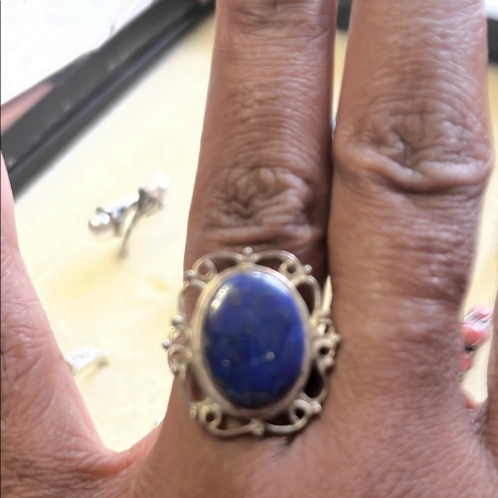 Lapis lazuli ring